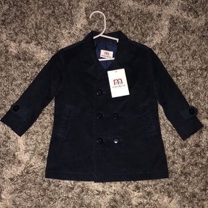 NWT Boys 18M Mom & Me Pea Coat